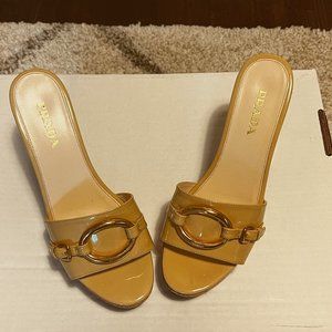 Prada Patent Leather Slides